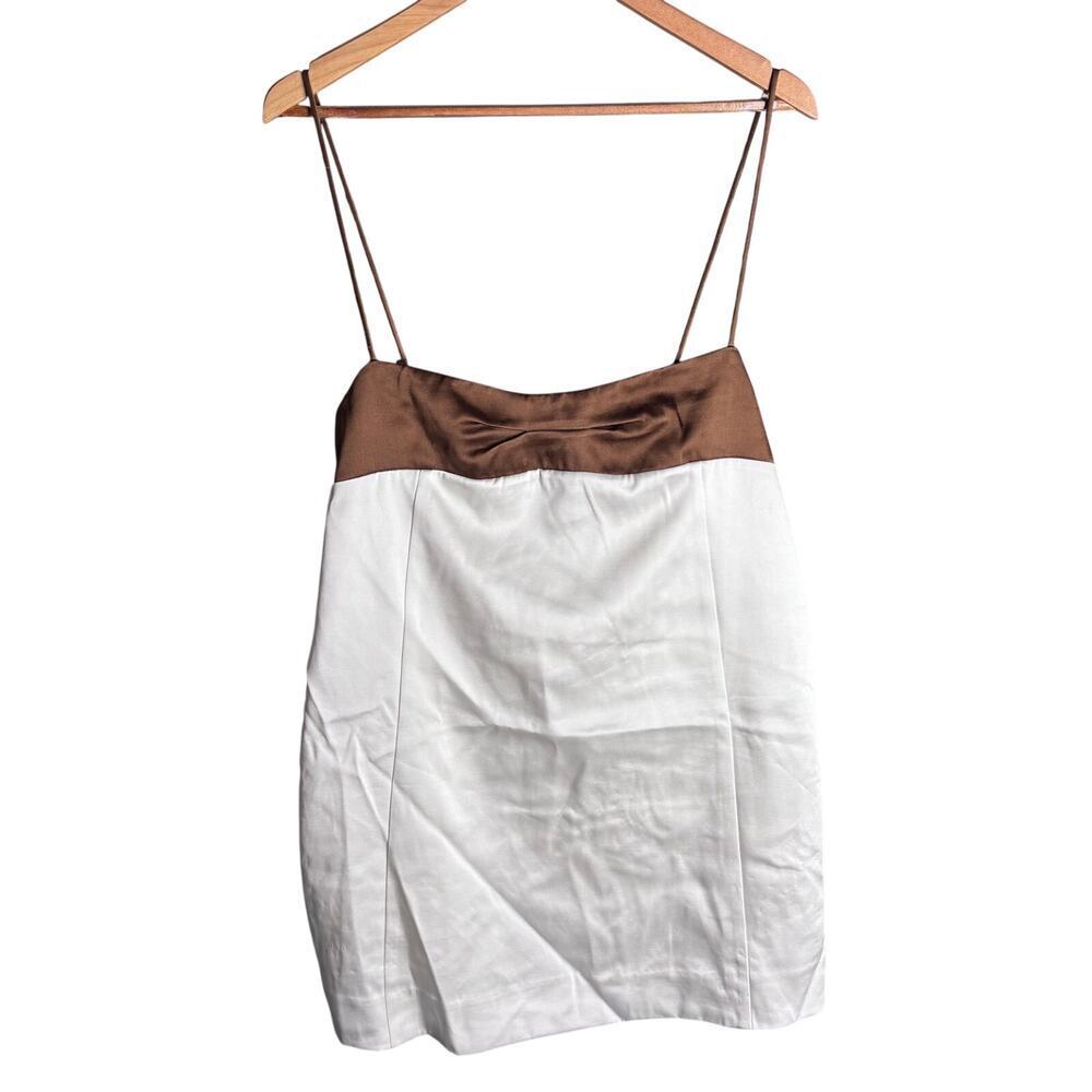 Free People Verano Mini Dress Ivory Combo Size L - Picture 6 of 8